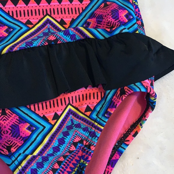 INGEAR Swim Baby Swimsuit 12M EUC Pink Black - Picture 5 of 8